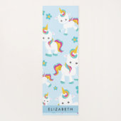 Muster von Einhörnern, Niedlichen Einhörnchen, Ihr Yogamatte (Rückseite)