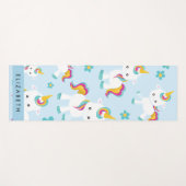 Muster von Einhörnern, Niedlichen Einhörnchen, Ihr Yogamatte (Vorderseite (Horizontal))