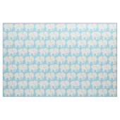 Muster von Elefanten, Elefantenmuster, Blau Stoff (Fat Quarter (45,7 x 55,9 cm))