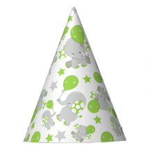 Muster von Elefanten, Niedliche Elefanten - grün g