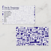 Muster von Fun Work Tools Visitenkarte (Vorne/Hinten)