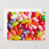Muster von Geleebohnen Postkarte (Vorne/Hinten)