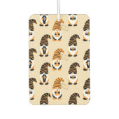 Muster von Gnomen, Halloween-Gnomen-Trick oder -Be Autolufterfrischer (Vorderseite)