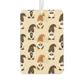 Muster von Gnomen, Halloween-Gnomen-Trick oder -Be Autolufterfrischer (Rückseite)