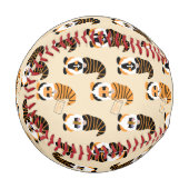 Muster von Gnomen, Halloween-Gnomen-Trick oder -Be Baseball (Vorderseite Links)