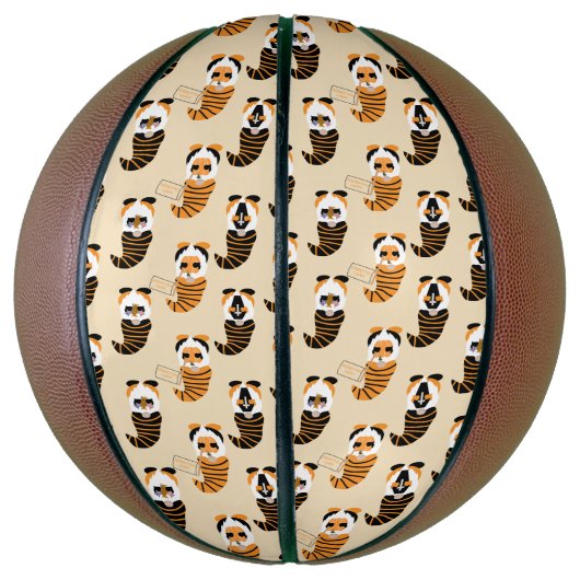 Muster von Gnomen, Halloween-Gnomen-Trick oder -Be Basketball (Vertikal)