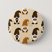 Muster von Gnomen, Halloween-Gnomen-Trick oder -Be Button (Vorderseite)