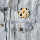 Muster von Gnomen, Halloween-Gnomen-Trick oder -Be Button (Beispiel)