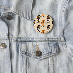 Muster von Gnomen, Halloween-Gnomen-Trick oder -Be Button