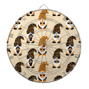 Muster von Gnomen, Halloween-Gnomen-Trick oder -Be Dartscheibe