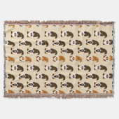 Muster von Gnomen, Halloween-Gnomen-Trick oder -Be Decke (Vorderseite)