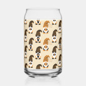 Muster von Gnomen, Halloween-Gnomen-Trick oder -Be Dosenglas (Rückseite)