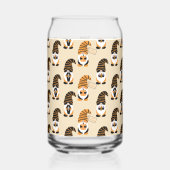 Muster von Gnomen, Halloween-Gnomen-Trick oder -Be Dosenglas (Links)