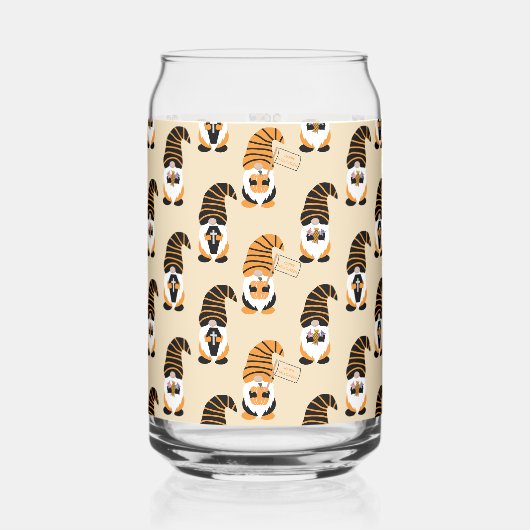 Muster von Gnomen, Halloween-Gnomen-Trick oder -Be Dosenglas (Links)