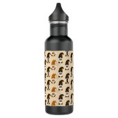 Muster von Gnomen, Halloween-Gnomen-Trick oder -Be Edelstahlflasche (Links)