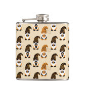 Muster von Gnomen, Halloween-Gnomen-Trick oder -Be Flachmann (Vorderseite)