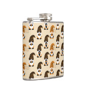 Muster von Gnomen, Halloween-Gnomen-Trick oder -Be Flachmann (Rechts)