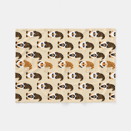 Muster von Gnomen, Halloween-Gnomen-Trick oder -Be Fleecedecke (Vorderseite (Horizontal))