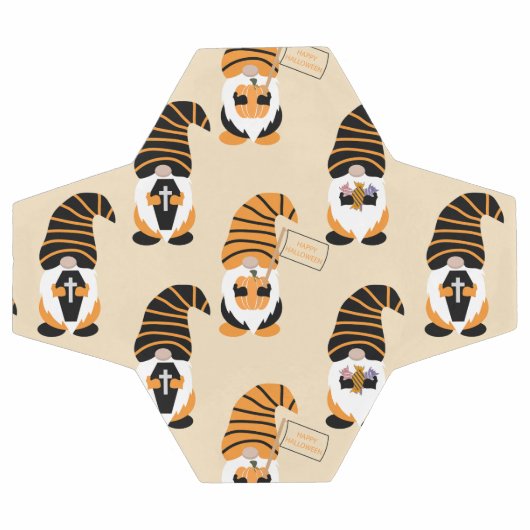 Muster von Gnomen, Halloween-Gnomen-Trick oder -Be Fußball (Flach)