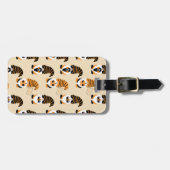 Muster von Gnomen, Halloween-Gnomen-Trick oder -Be Gepäckanhänger (Vorderseite horizontal)