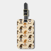 Muster von Gnomen, Halloween-Gnomen-Trick oder -Be Gepäckanhänger (Vorderseite vertikal)