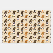 Muster von Gnomen, Halloween-Gnomen-Trick oder -Be Geschenkpapier Set (Vorderseite 2)