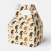 Muster von Gnomen, Halloween-Gnomen-Trick oder -Be Geschenkschachtel (Vorderseite)