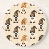 Muster von Gnomen, Halloween-Gnomen-Trick oder -Be Getränkeuntersetzer (Vorne)