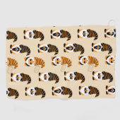 Muster von Gnomen, Halloween-Gnomen-Trick oder -Be Golfhandtuch (Horizontal)