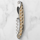 Muster von Gnomen, Halloween-Gnomen-Trick oder -Be Kellnermesser (Vorderseite)