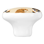 Muster von Gnomen, Halloween-Gnomen-Trick oder -Be Keramikknauf (Seitenansicht)