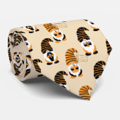 Muster von Gnomen, Halloween-Gnomen-Trick oder -Be Krawatte (Gerollt)