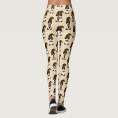 Muster von Gnomen, Halloween-Gnomen-Trick oder -Be Leggings (Rückseite)