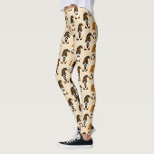 Muster von Gnomen, Halloween-Gnomen-Trick oder -Be Leggings (Links)