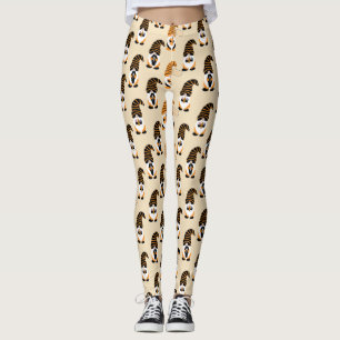 Muster von Gnomen, Halloween-Gnomen-Trick oder -Be Leggings