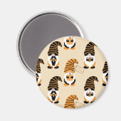 Muster von Gnomen, Halloween-Gnomen-Trick oder -Be Magnet (Vorderseite/Rückseite)