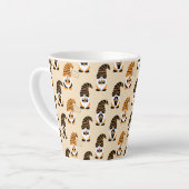 Muster von Gnomen, Halloween-Gnomen-Trick oder -Be Milchtasse (Linke Ecke)