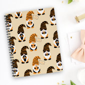 Muster von Gnomen, Halloween-Gnomen-Trick oder -Be Notizblock