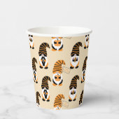 Muster von Gnomen, Halloween-Gnomen-Trick oder -Be Pappbecher (Links)