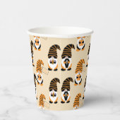 Muster von Gnomen, Halloween-Gnomen-Trick oder -Be Pappbecher (Rechts)