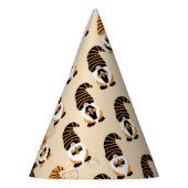 Muster von Gnomen, Halloween-Gnomen-Trick oder -Be Partyhütchen (Links)