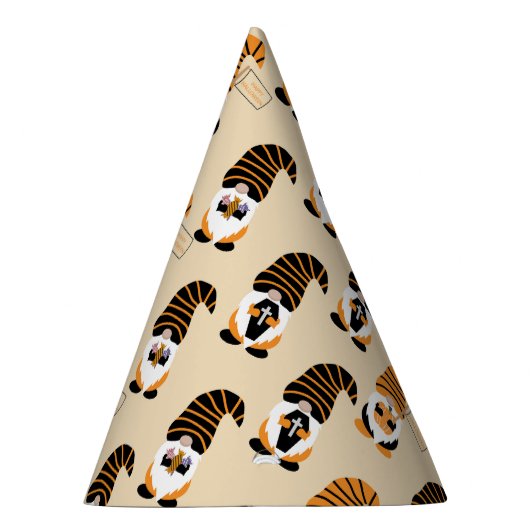 Muster von Gnomen, Halloween-Gnomen-Trick oder -Be Partyhütchen (Rechts)