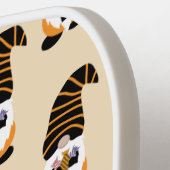 Muster von Gnomen, Halloween-Gnomen-Trick oder -Be Pickleball Schläger (Linke Seite)