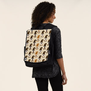 Muster von Gnomen, Halloween-Gnomen-Trick oder -Be Rucksack