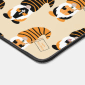 Muster von Gnomen, Halloween-Gnomen-Trick oder -Be Schreibtischunterlage (Ecke)