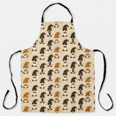Muster von Gnomen, Halloween-Gnomen-Trick oder -Be Schürze (Vorderseite)