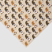 Muster von Gnomen, Halloween-Gnomen-Trick oder -Be Seidenpapier (Ausschnitt)