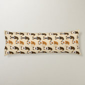 Muster von Gnomen, Halloween-Gnomen-Trick oder -Be Seitenschläferkissen (Rückseite)