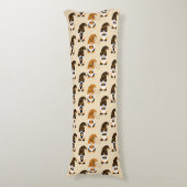 Muster von Gnomen, Halloween-Gnomen-Trick oder -Be Seitenschläferkissen (Vorderseite Vertikal)