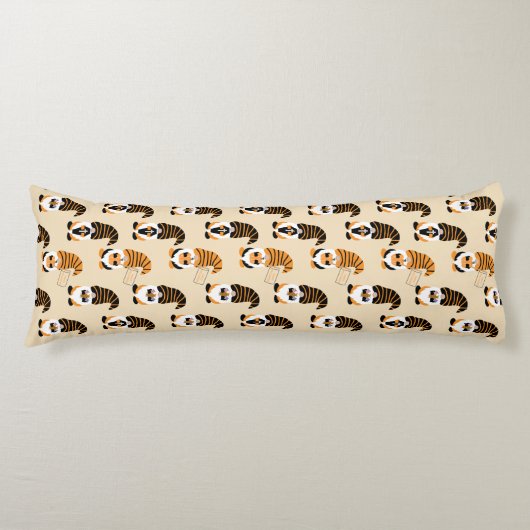 Muster von Gnomen, Halloween-Gnomen-Trick oder -Be Seitenschläferkissen (Vorderseite)